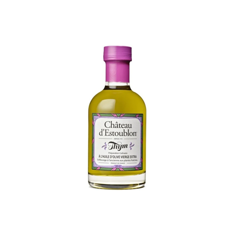 Huile d'olive vierge extra Thym 200ml - Château d'Estoublon