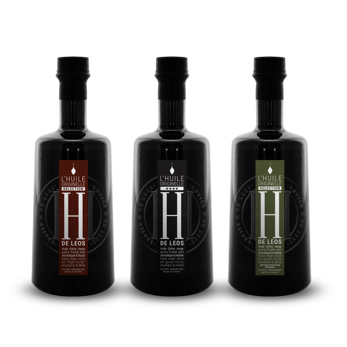 Coffret découverte Fruité noir 100ml + Fruité vert 100ml + Fruité mûr 100ml - Domaine de Leos