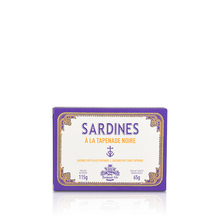 Sardines à la tapenade noire 115g