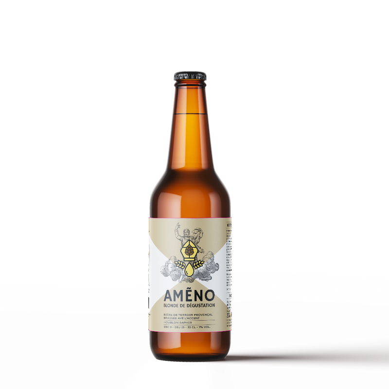 BIERE ARTISANALE BLONDE DE DEGUSTATION 33cl - Ameno
