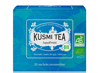 AquaFrutti Bio Boite de 20 sachets - Kusmi Tea