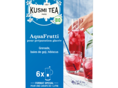 AquaFrutti Bio Boite de 6 sachets Grands Modèles pour Préparation Glacée - Kusmi Tea