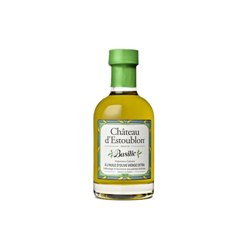 Huile d'olive Basilic vierge extra 200ml - Château d'Estoublon