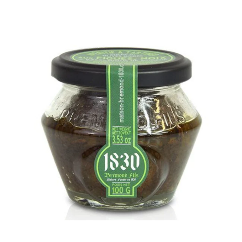 Pulpes d'olives noires, figues, noix et balsamique de Modène 100g - Maison Brémond