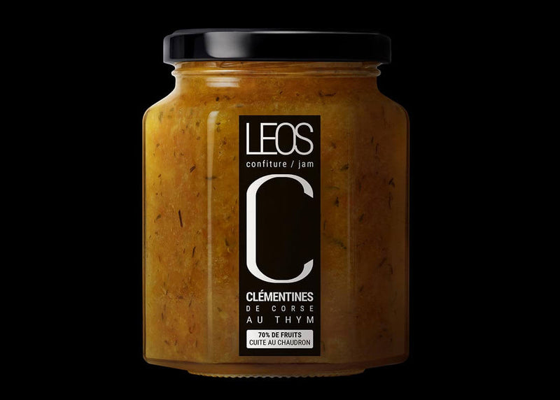 Confiture C Clémentines Corses et Thym sauvage 333G - Domaine de Léos