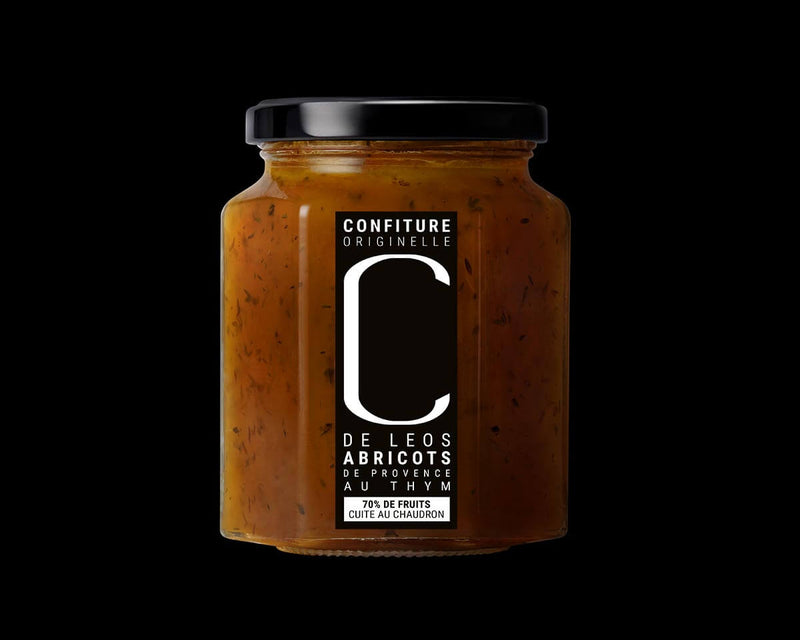 Confiture C Abricot et Thym sauvage 328g - Domaine de Leos