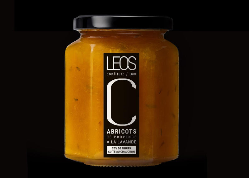 Confiture C d’abricots à la lavande 323g