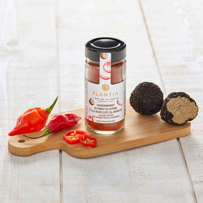 Assaisonnement piment de Cayenne et truffe d’été 3% 50g