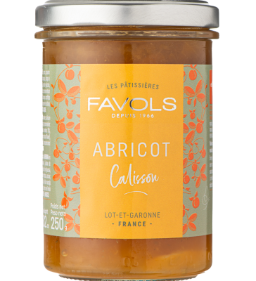 Confiture gourmande abricot calisson 250g